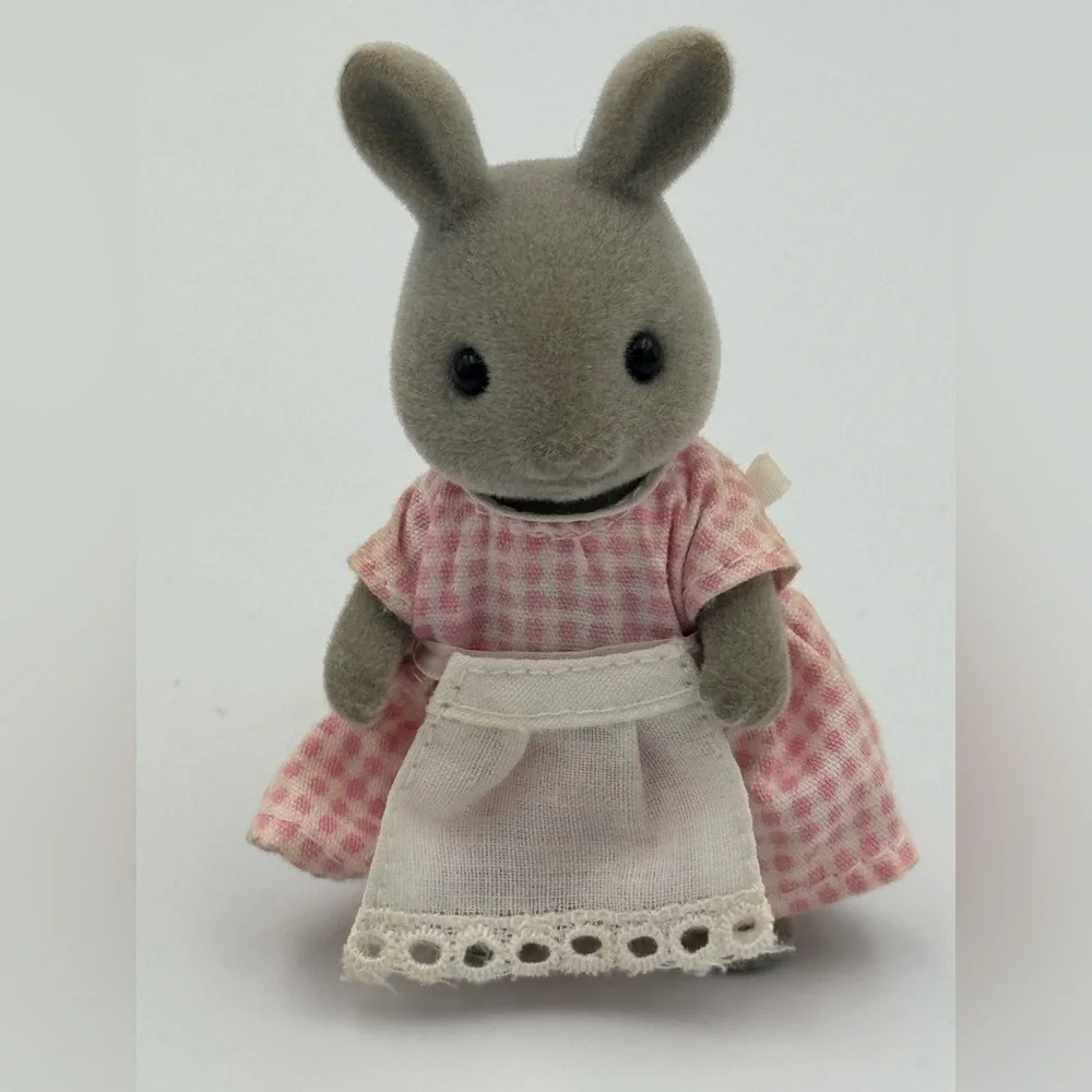 Vintage Sylvanian Families Babblebrook Rabbit‎ Mom Baby Calico Critters